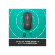 LOGITECH 910-006253, M650 Signature, Siyah, Sağ El, USB Nano 2,4G Kablosuz, 4000dpi, Optik, 5 Tuşlu, 24ay Pil Ömrü, Sessiz Mouse