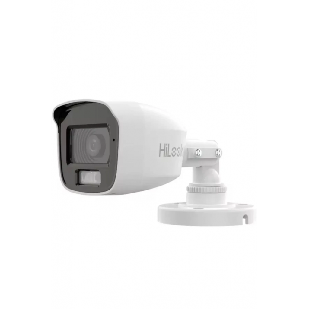 HILOOK THC-B127-LPS, 2Mpix, 2.8mm Lens, 20Mt Gece Görüşü, IP66, Dual Light, Dahili Mikrofon, Bullet Kamera