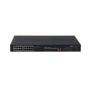 DAHUA PFS3218-16ET-135 16 PORT GIGABIT +2XRJ45/2XGB SFP COMBO 135W POE RACKMOUNT SWITCH