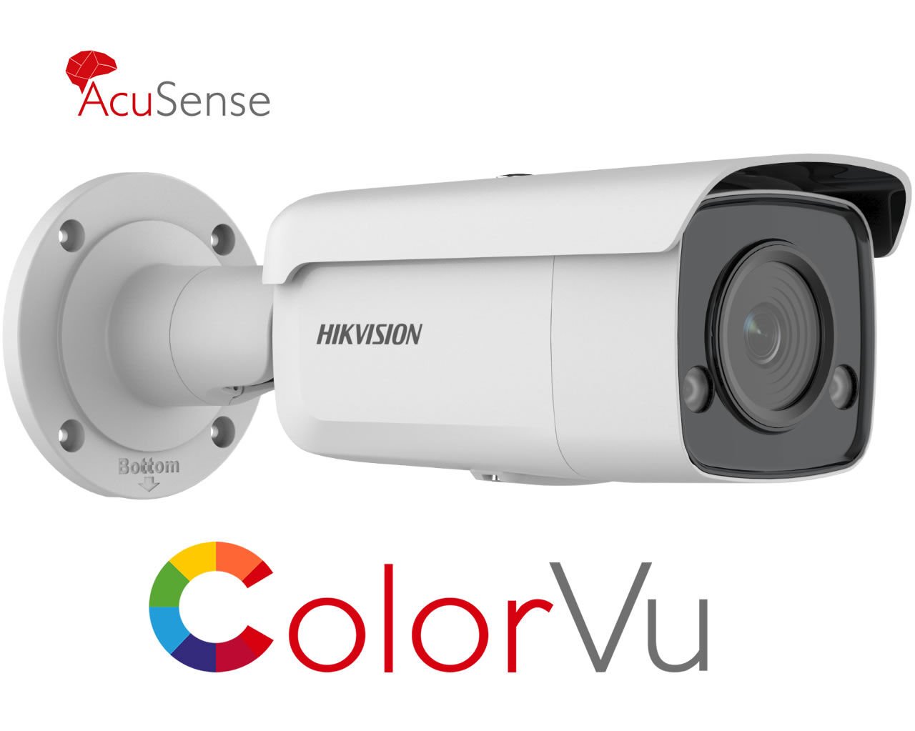 HİKVİSİON DS-2CD2T47G2-L 4MP 4mm ColorVu Fixed Bullet Network Kamera