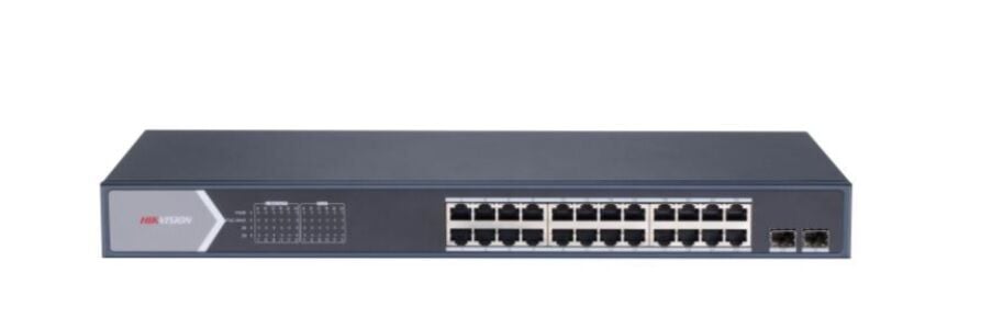 HIKVISION DS-3E1526P-SI 26 Port Gbit 24 Port Poe 370W 1xGbit+1xSFP Uplink Yönetilebilir Smart Switch