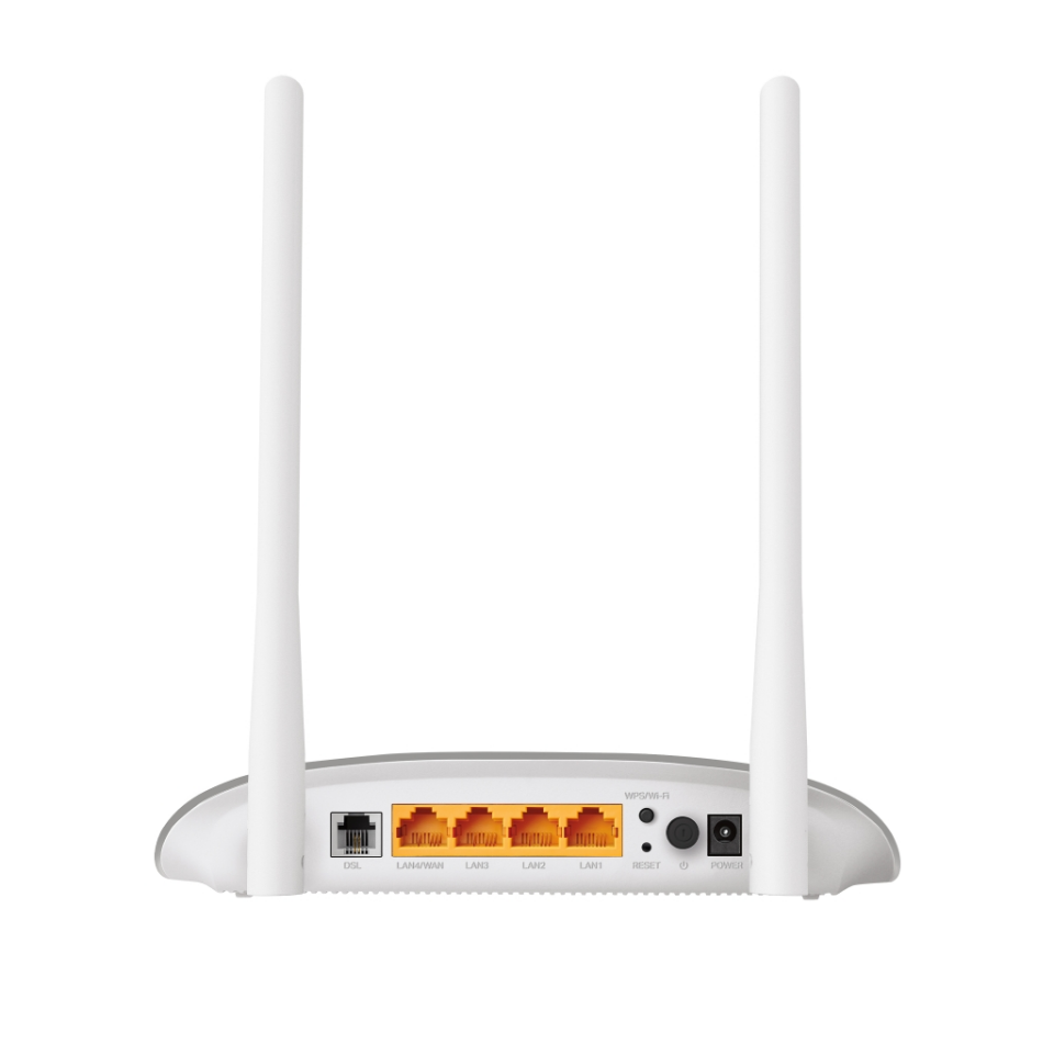 TP-LINK TD-W9950, 4 Port, 2.4Ghz Wifi, 300Mbps, 2xAnten, VDSL2, ADSL2 MODEM
