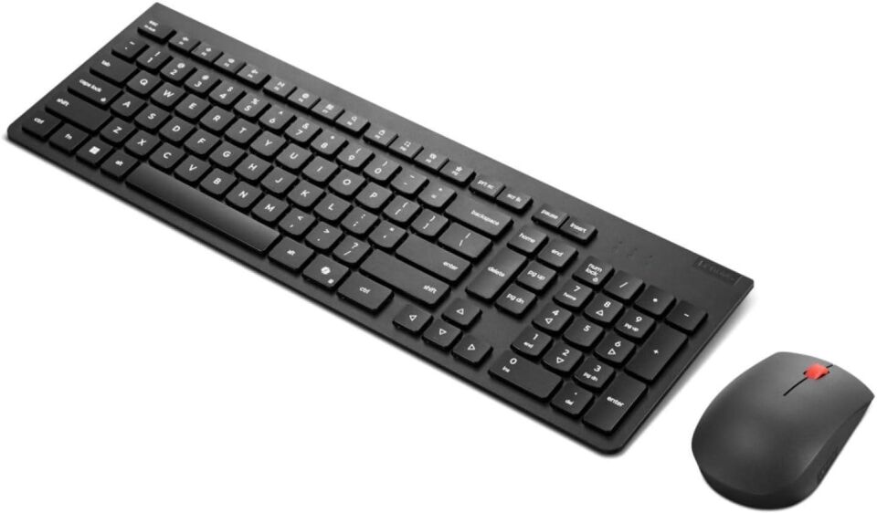 LENOVO 4X31N50744 Q Türkçe Kablosuz Siyah Essential Klavye + Mouse Seti