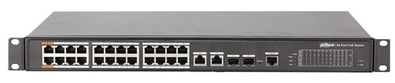 DAHUA PFS4226-24ET-240- V3 24 PORT POE 24FE POE+2GE KOMBO + 2GE SFP KOMBO TOPLAM 240W POE SWİTCH