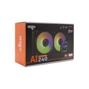 AIGO AI240 LGA1700/AM4/AM5 240 mm ARGB Siyah Sıvı Soğutma