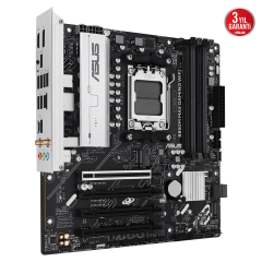 ASUS B850M MAX GAMING WIFI, 4xDDR5, 3x M2, HDMI, DP, Type-C, Wi-Fi 6, Bluetooth v5.4, AM5 Soket GAMING Anakart