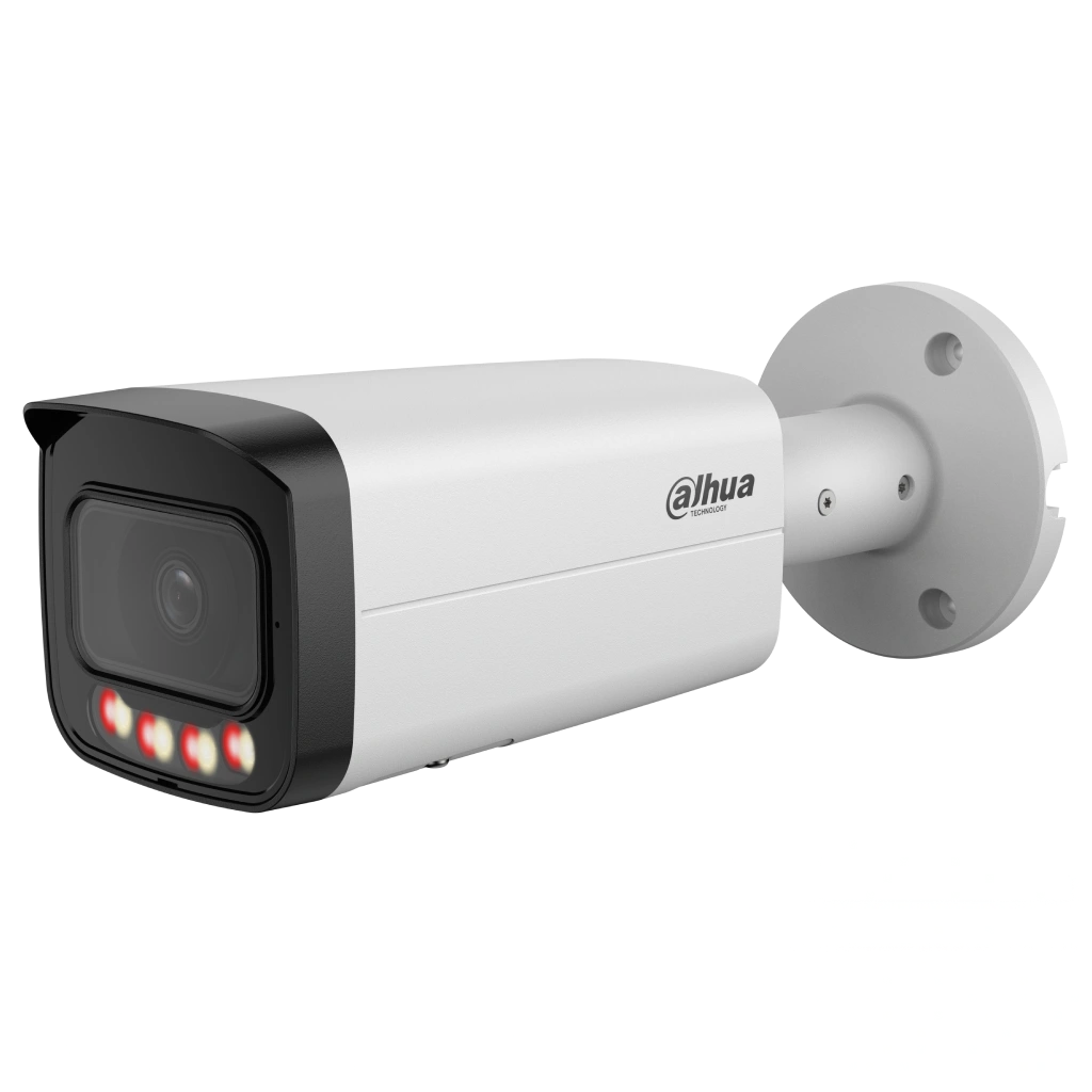 DAHUA IPC-HFW21249T-AS-IL  12Mpix, 3,6mm Lens,SD Kart, Smart Dual Light, H265+, 30Mt Gece Görüşü, IP67, Dahili Mikrofon, PoE Bullet IP Kamera (Beyaz)