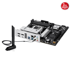 ASUS PRIME B850M-A WIFI, 4xDDR5, 3xM.2, 2xDP, HDMI, Type-C, Wi-Fi 6, Bluetooth 5.3, AM5 Soket Anakart