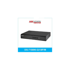 HIKVISION DS-7108NI-Q1/8P/M, 8Kanal PoE, 4Mpix, H265+, 1 HDD Desteği, 1520P Kayıt, 60Mbps Bant Genişliği, Metal Kasa, NVR