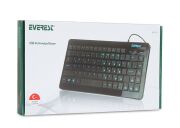 EVEREST KB-410 Q USB Mini Siyah Klavye