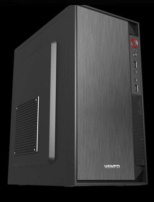 VENTO VS119S 300W Siyah Mini Tower M-ATX Kasa