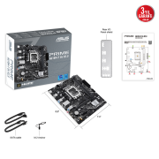 ASUS PRIME H610M-F D4 R2.0, 2xDDR4, M.2, HDMI, 12-13.14.Nesil, LGA1700 Soket, Anakart
