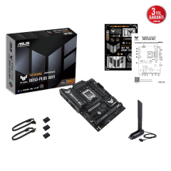 ASUS TUF GAMING B850-PLUS WIFI, 4xDDR5, 3x M.2, HDMI, DP, Type-C, Wi-Fi 7, Bluetooth v5.4, AM5 Soket GAMING Anakart