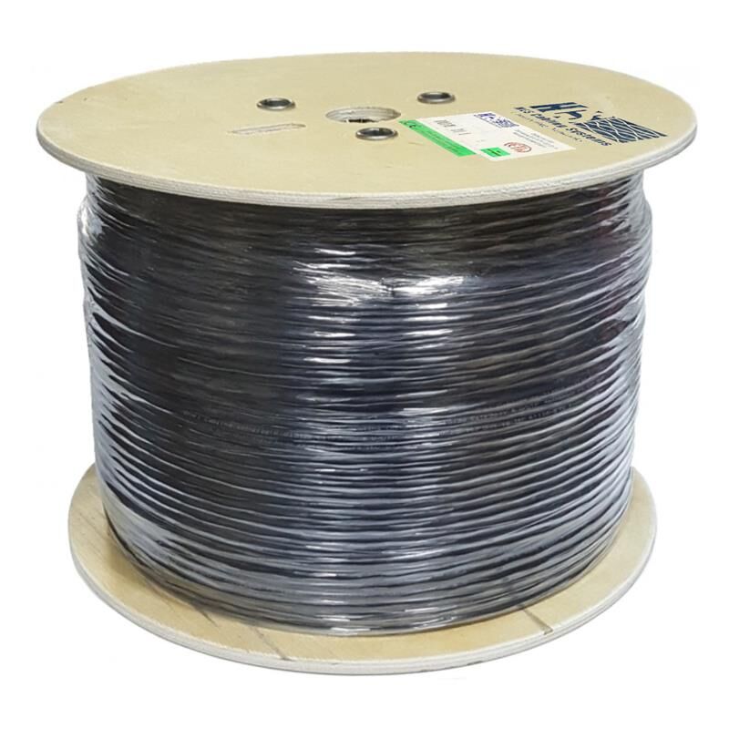 HCS H06-00465-DP7-FB0000 CAT6 UTP 500 Metre Siyah/Outdoor Network Kablosu