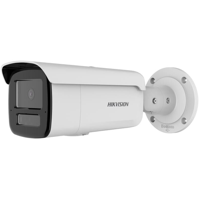 HIKVISION DS-2CD2T83G2-4LI2U 8MP 4MM ACUSENSE 80MT DAHİLİ SESLİ H265+ IP67/IK10 SMART HYRBID LIGHT BULLET IP KAMERA