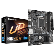 GIGABYTE H610M K V2, rev.1.0, 2xDDR5, M.2, DP, HDMI, 12-13.Nesil, LGA1700 Soket, Anakart