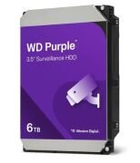 WESTERN DIGITAL WD64PURZ PURPLE 3.5'' 6TB 256mb SATA 7/24 Harddisk