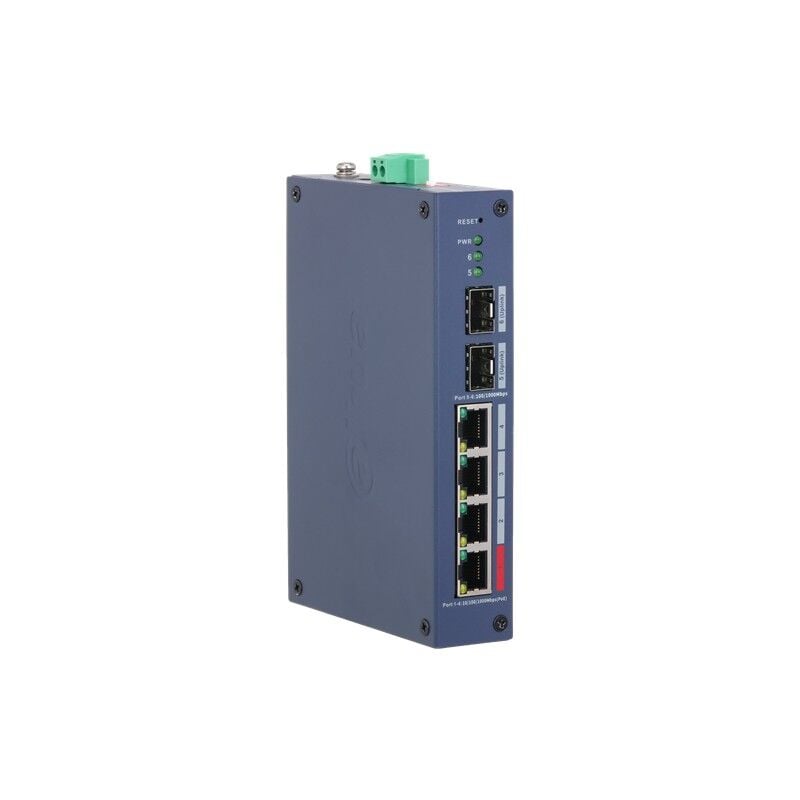 DAHUA CHS4206-4GT-90 4 PORT GIGABIT+2XGB SFP UPLINK CLOUD YÖNETİLEBİLİR 90W POE ENDÜSTRİYEL SWITCH