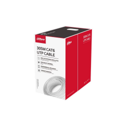 DAHUA PFM923I-6UN-C, CAT6 305m, 23AWG 0.53mm, UTP, %100 Bakır, LSZH Halogen Free Kablo, Mavi Renk