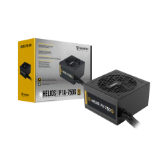 GAMDIAS HELIOS P1A-750G, 750W, 80+ Gold, Aktif PFC, GAMING, ATX, Power Supply (PSU)