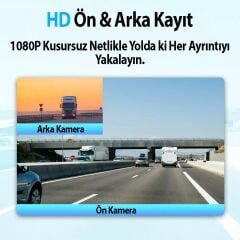 REXING DT2 FHD 1080P ARAC KAMERASI + 32GB SD KART