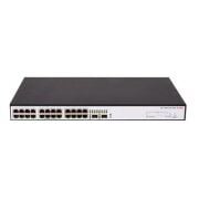 H3C S1600V2-26P-HPWR 24 24 PORT 10/100/1000 24 PORT POE 2 X SFP 370 WATT YONETILEBILIR RACK MOUNT SWITCH