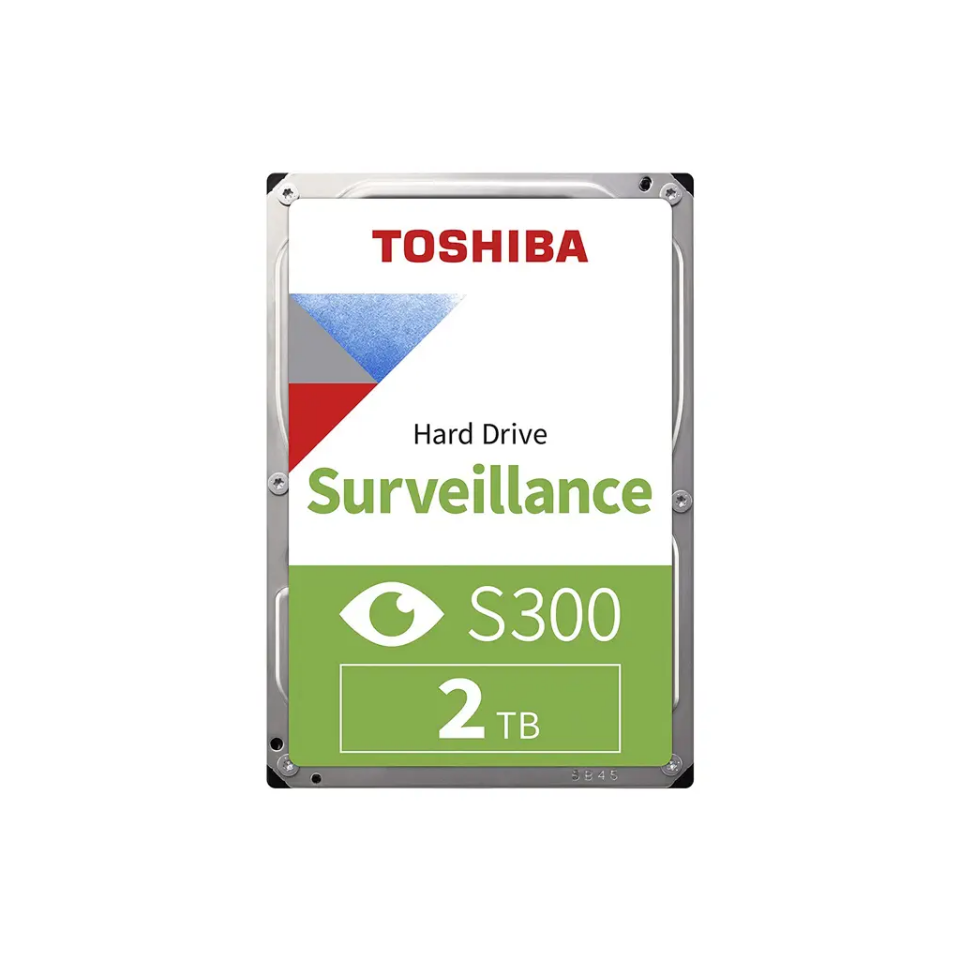 TOSHIBA S300, HDWT720UZSVA, 3.5", 2TB, 128Mb 5400 Rpm, 7/24 Güvenlik HDD (Türkiye Distribütörü Garantili)