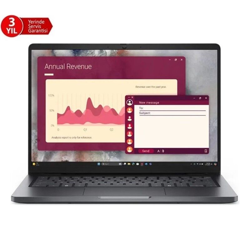 DELL NB PRO 14 ULTRA5 235U 16GB 512SSD WIN11PRO BTO113_PC14250_W