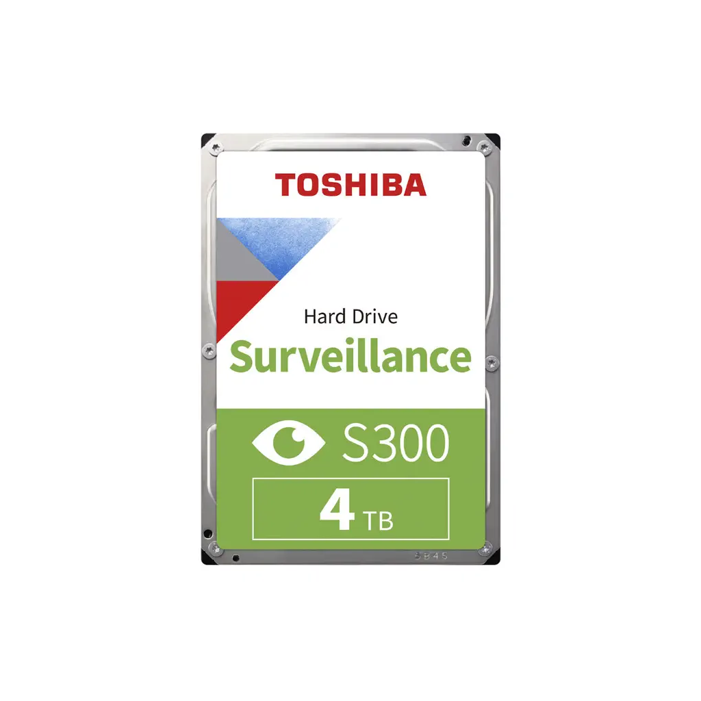 TOSHIBA S300, HDWT840UZSVA, 3.5", 4TB, 256Mb 5400 Rpm, 7/24 Güvenlik HDD (Türkiye Distribütörü Garantili)
