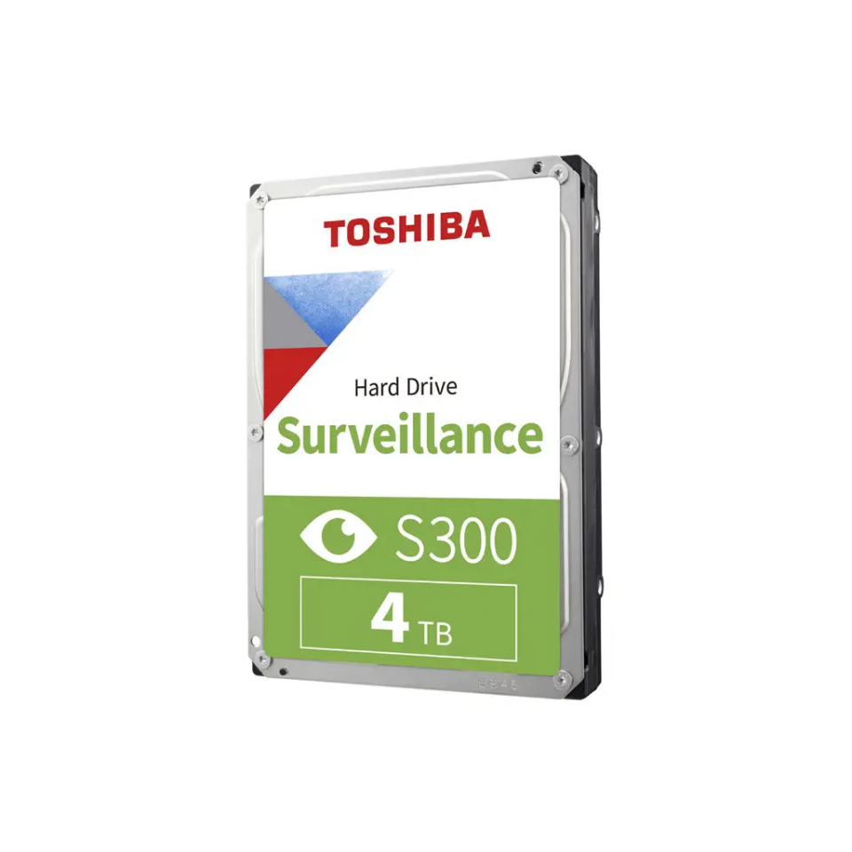 TOSHIBA S300, HDWT840UZSVA, 3.5", 4TB, 256Mb 5400 Rpm, 7/24 Güvenlik HDD (Türkiye Distribütörü Garantili)