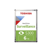 TOSHIBA S300, HDWT860UZSVA, 3.5", 6TB, 256Mb 5400 Rpm, 7/24 Güvenlik HDD