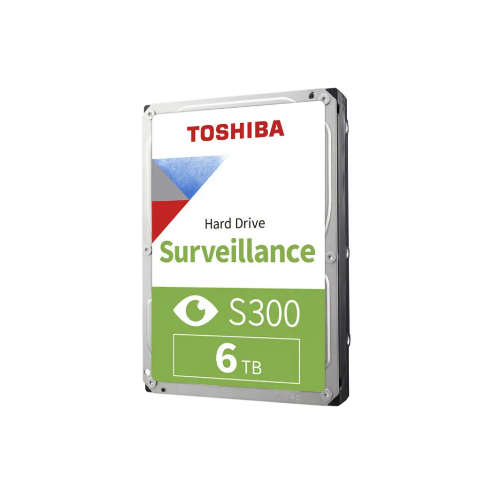 TOSHIBA S300, HDWT860UZSVA, 3.5", 6TB, 256Mb 5400 Rpm, 7/24 Güvenlik HDD (Türkiye Distribütörü Garantili)