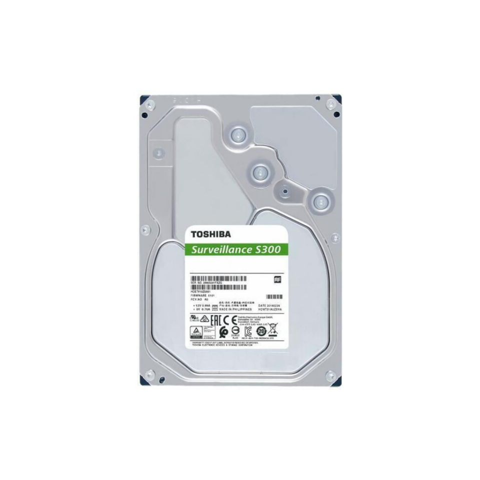 TOSHIBA S300, HDWT860UZSVA, 3.5", 6TB, 256Mb 5400 Rpm, 7/24 Güvenlik HDD (Türkiye Distribütörü Garantili)