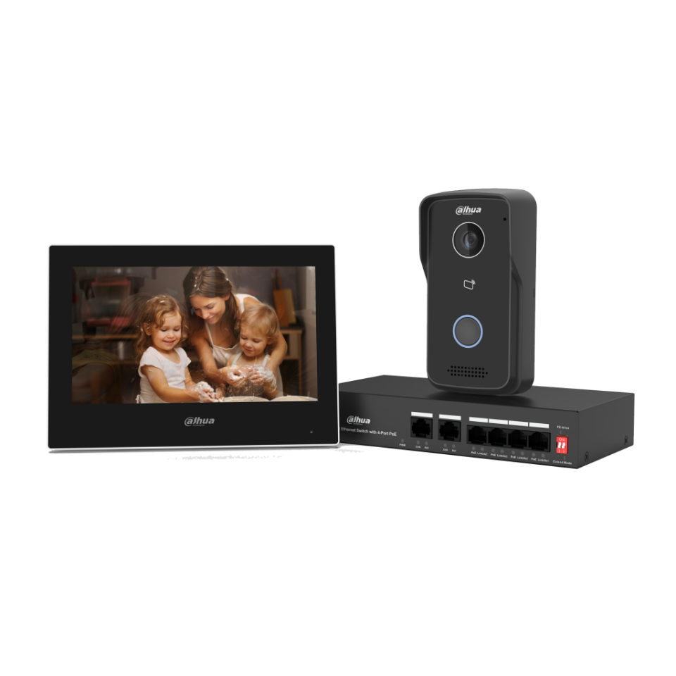 DAHUA KTP03, IP, Villa Kit, Yüzey Tipi, Görüntülü  İnterkom Kit