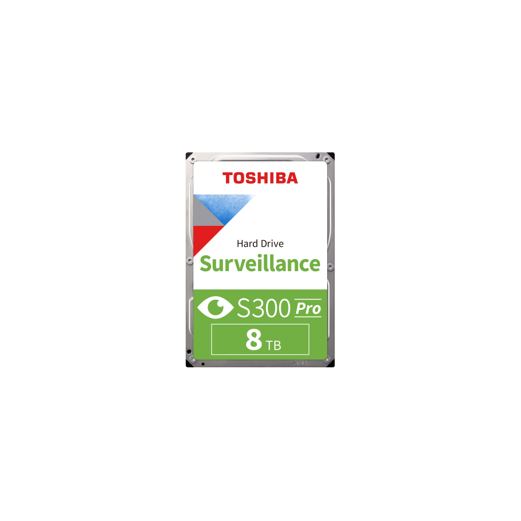 TOSHIBA S300 PRO, MD10ADA800V, 3.5", 8TB, 512Mb 7200 Rpm, 7/24 Güvenlik HDD