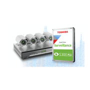 TOSHIBA S300 PRO, MD10ADA800V, 3.5", 8TB, 512Mb 7200 Rpm, 7/24 Güvenlik HDD