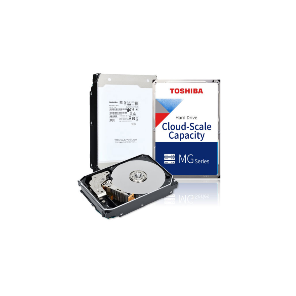 TOSHIBA ENTERPRISE, MG10AFA22TE, 3.5", 22TB, 512Mb 7200 Rpm, 7/24 Güvenlik, Data Center, Nas, Server, HDD (Türkiye Distribütörü Garantili)