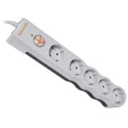 TUNÇMATİK POWERSURGE TSK6134 1050 JOULES 5'Lİ BEYAZ /1.5M AKIM KORUMALI PRİZ