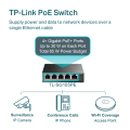 TP-LINK TL-SG105PE, 5 Port, GigaBit, 4 Port Poe, 65W, Easy Smart, Yönetilebilir, Metal Kasa, Masaüstü Switch