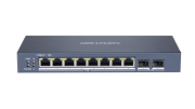 HIKVISION DS-3E1510P-SI 10 Port Gbit 8 Port PoE+ 120W 2xSFP Uplink Yönetilebilir Smart Switch