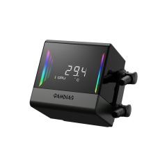 GAMDIAS CHIONE E4-360, 360mm, ARGB, 3 Fanlı, Dijital Ekran, CPU Sıvı Soğutma