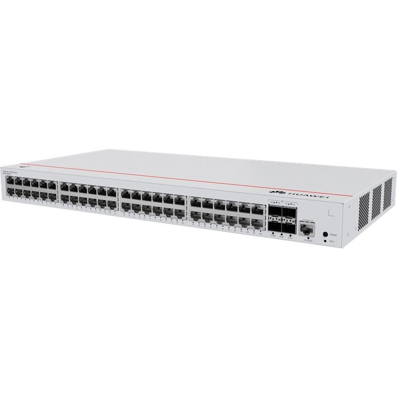 HUAWEI EKITENGINE S220-48P4S 48 PORT GIGABIT+4X1GB SFP CONSOLE PORT L2 YÖNETİLEBİLİR 380W POE RACKMOUNT SWITCH