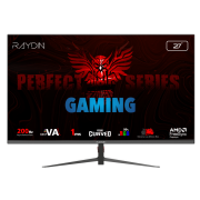 RAYDIN MM27RFA-200HZ, 27", 1ms, 200Hz, Full HD, 2xHDMI, DP, VA LED, R1500 Curved, Frameless, FreeSync Gaming Monitör