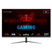 RAYDIN MM27RFA-300HZ, 27", 1ms, 300Hz, Full HD, 2xHDMI, DP, VA LED, R1500 Curved, Frameless, FreeSync Gaming Monitör