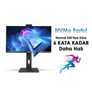 QUADRO EXPANSE AI B424 14165, i5-14400, 23,8'' FHD Ekran, 16Gb Ram, 512Gb SSD, Pivot, Paylaşımlı VGA, Free Dos All In One PC