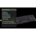 T-DAGGER BALI, T-TGK311, USB Kablolu, Türkçe Q,  Rainbow RGB, Mechanical, Blue Switch, Gaming Klavye (Powered By REDRAGON)