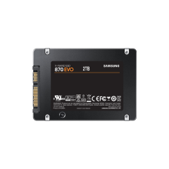 SAMSUNG MZ-77E2T0BW 870 EVO 2TB 560/530, 2,5" SATA SSD (Türkiye Distribütörü Garantili)