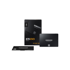 SAMSUNG MZ-77E2T0BW 870 EVO 2TB 560/530, 2,5" SATA SSD (Türkiye Distribütörü Garantili)