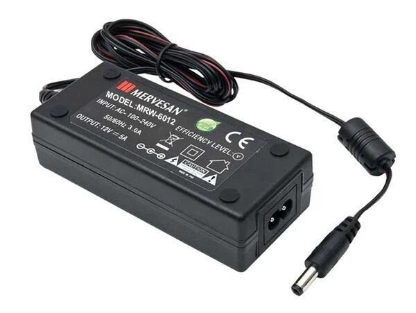 MERVESAN 60 WATT 12V 5A PLASTİK ADAPTÖR EKO (MRW-6012)