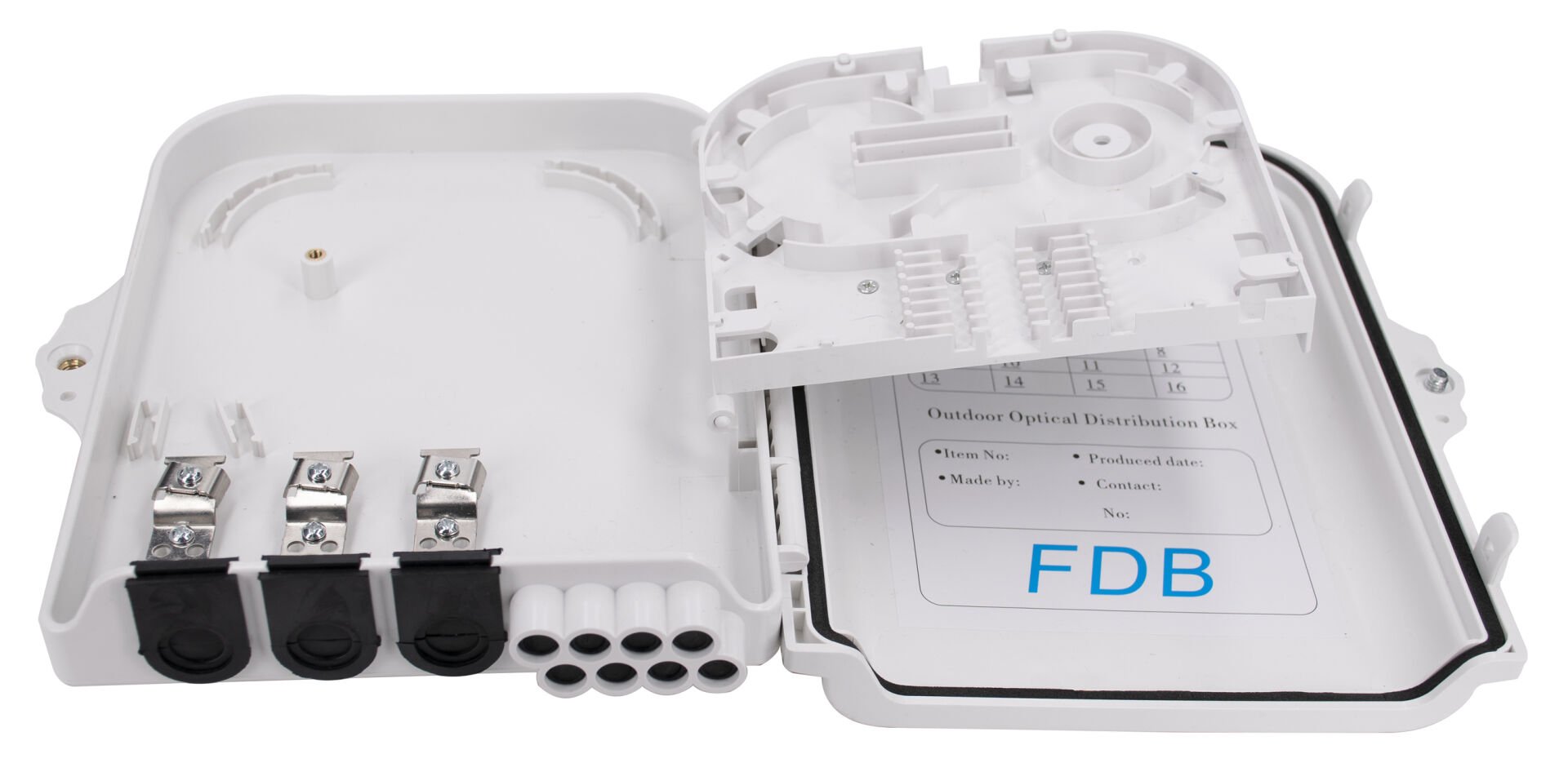 IP658PSCSX IP65 OUTDOOR BOX 8 PORT SC SX